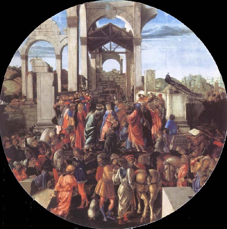 Sandro Botticelli Adoration of the Kings oil painting image